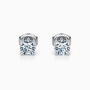 0.5ct stud earrings moissanite