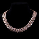 18mm Moissanite Baguette Cuban Prong Chain