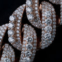 22mm Moissanite Raised Pointers Pave Cuban Chain