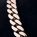 22mm Moissanite Raised Pointers Pave Cuban Chain