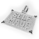 Silver pendant self made diamond pendant