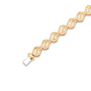 iced out baguettes bracelet