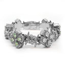 infinity clover bracelet moissanite