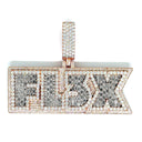 Diamond-encrusted custom pendant by 100kGems