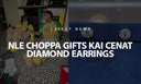 NLE Choppa Gifts Kai Cenat Diamond Earrings