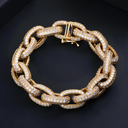 Gold Moissanite Bracelet