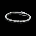 silver tennis bracelet