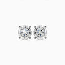 6.5mm Studs 925 Silver VVS Moissanite Earrings