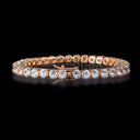 Rose Gold Tennis Bracelet Solid 9k Display