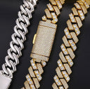 Cuban Chain Different size diamonds