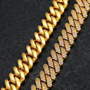 10mm gold cuban chain for mens with diamonds