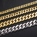 100kgems gold chain 4 different sizes