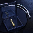 Plug Mini Pendant VVS Moissanite 925 Silver