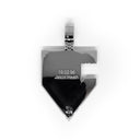 "JH" Custom Moissanite Pendant 925 Silver