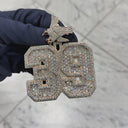 Custom "39" Moissanite Pendant