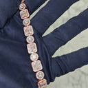 10mm Clustered Tennis Bracelet VVS Moissanite 925 Silver