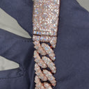 22mm Raised Pear Cut Cuban Chain