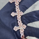 30mm Emerald Cut Cross Bracelet