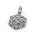 Snowflake Moissanite Pendant 925 Silver