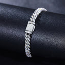 6mm moissanite cuban bracelet for mens and women