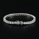 5mm Tennis Bracelet VVS Moissanite 925 Silver